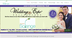 Desktop Screenshot of haciendasolange.com