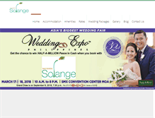 Tablet Screenshot of haciendasolange.com
